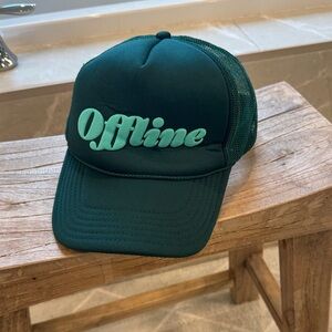Green 'Offline' Trucker Hat